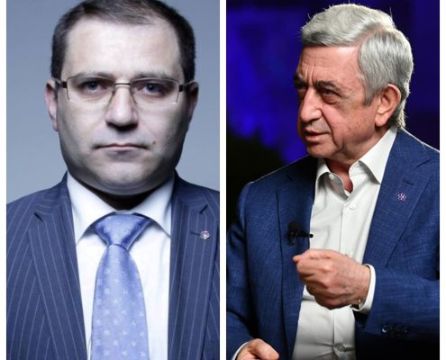 Нарек Малян и Серж Саргсян