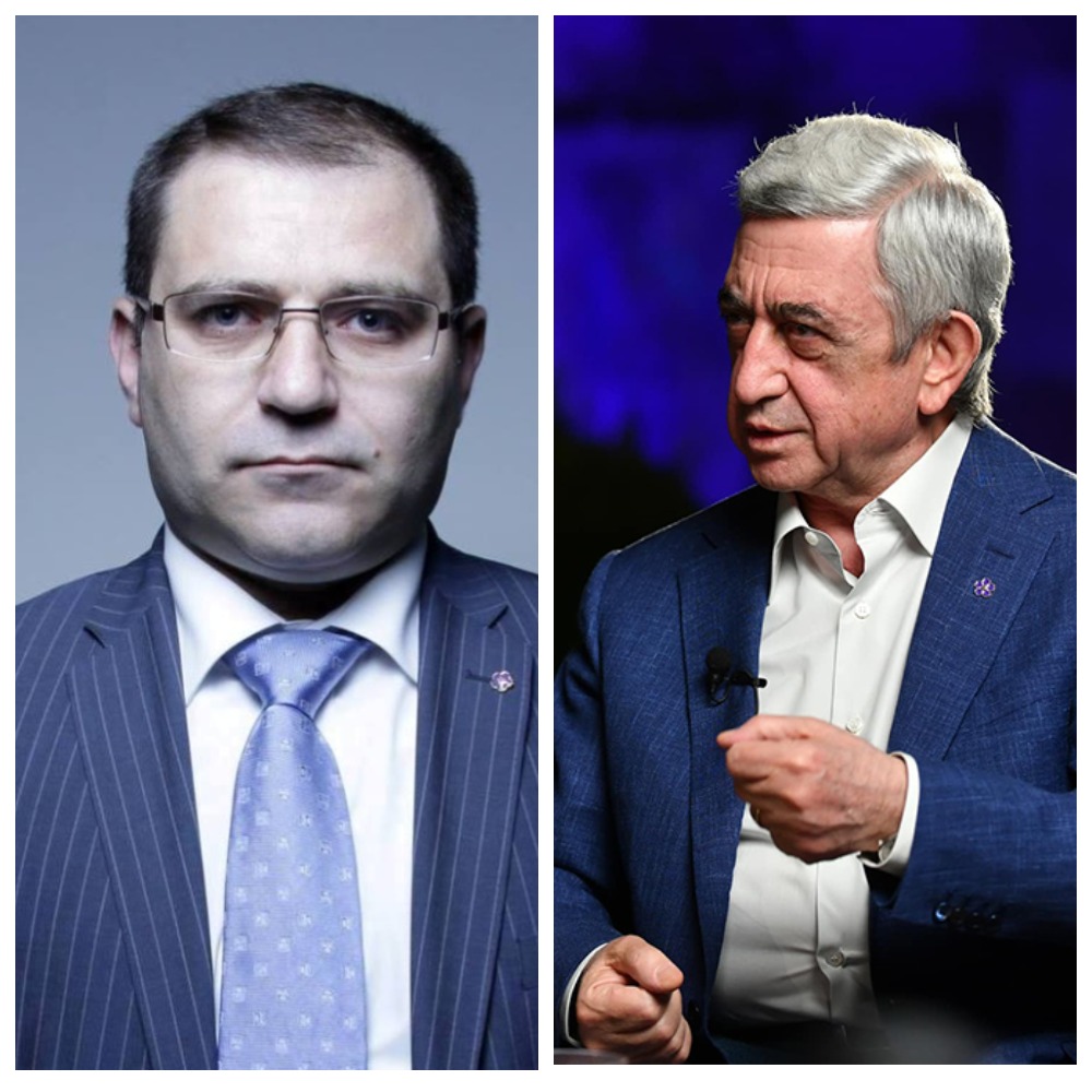 Нарек Малян и Серж Саргсян