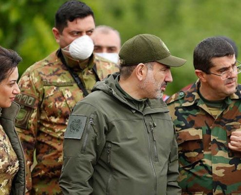 Никол Пашинян и Араик Арутюнян