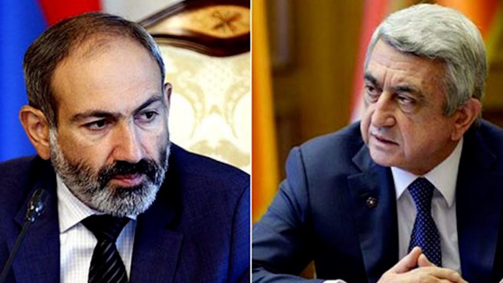 Серж Саргсян и Никол Пашинян