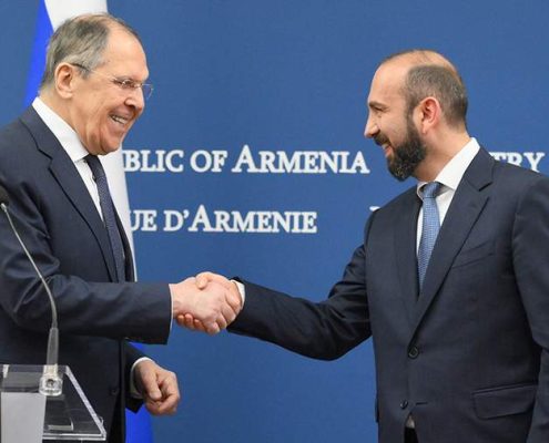 Сергей Лавров и Арарат Мирзоян