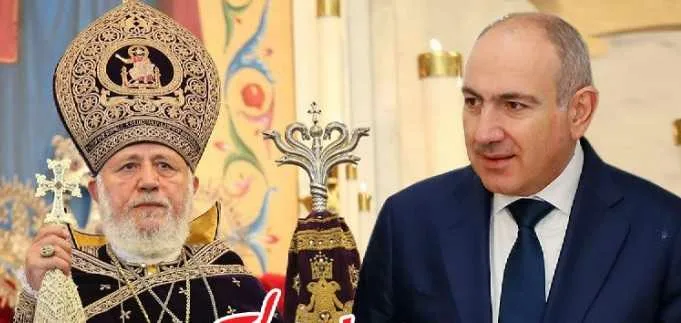 Католикос Гарегин II, Никол Пашинян