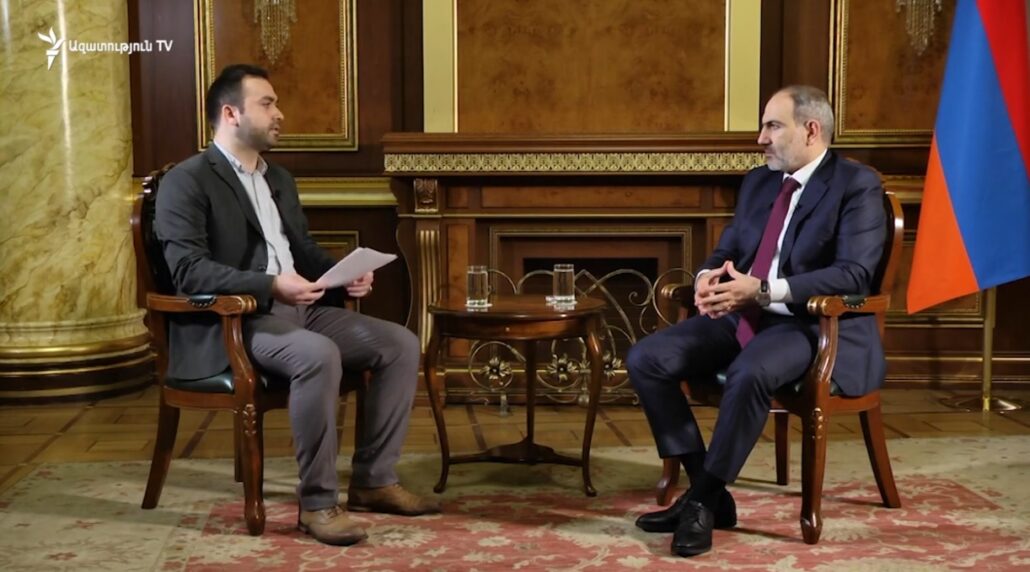 Никол Пашинян на радио Свобода