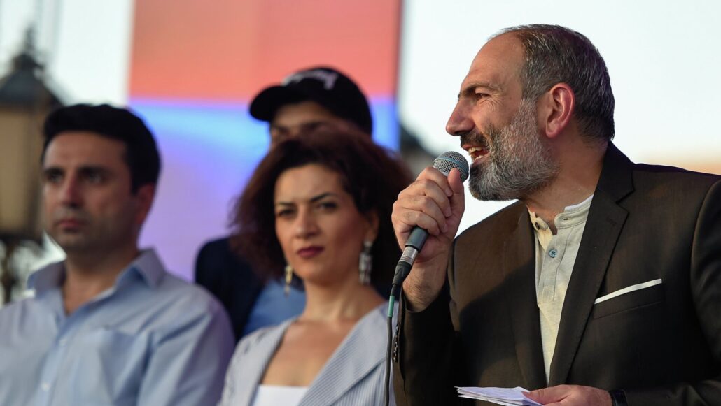 Пашинян 17 августа 2018 на митинге