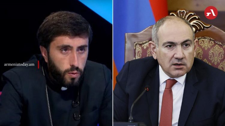 Пастырь Арам Асатрян и Никол Пашинян