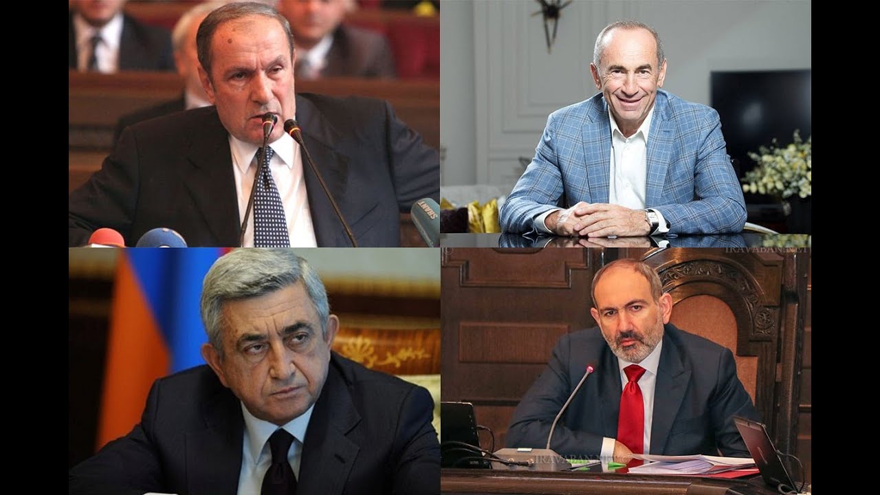 Левон Тер-Петросян, Роберт Кочарян, Серж Саргсян, Никол Пашинян