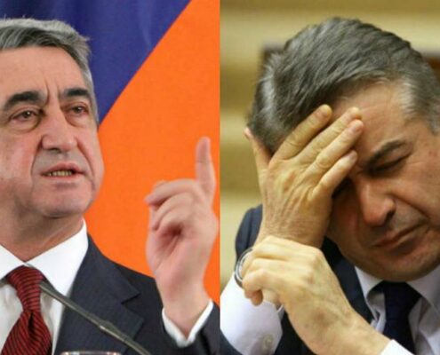 Серж Саргсян и Карен Карапетян