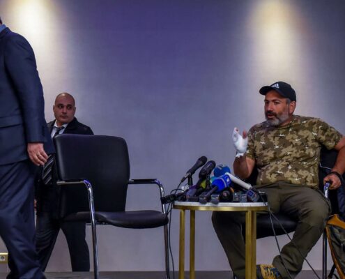 Серж Саргсян и Никол Пашинян - встреча в Марриоте