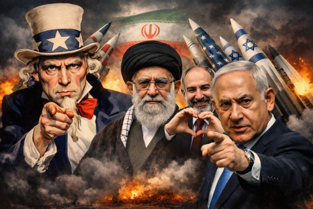 Пашинян во время войны против Ирана